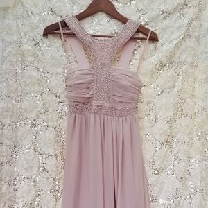 Muave maxi dress by Ally